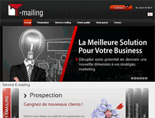 Tablet Screenshot of e-mailingalgerie.com